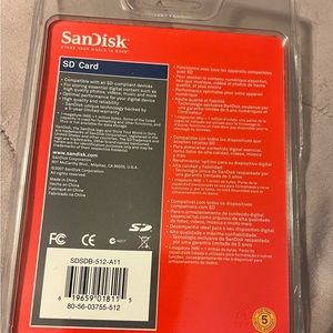SanDisk - 512MB multi-use SD Card